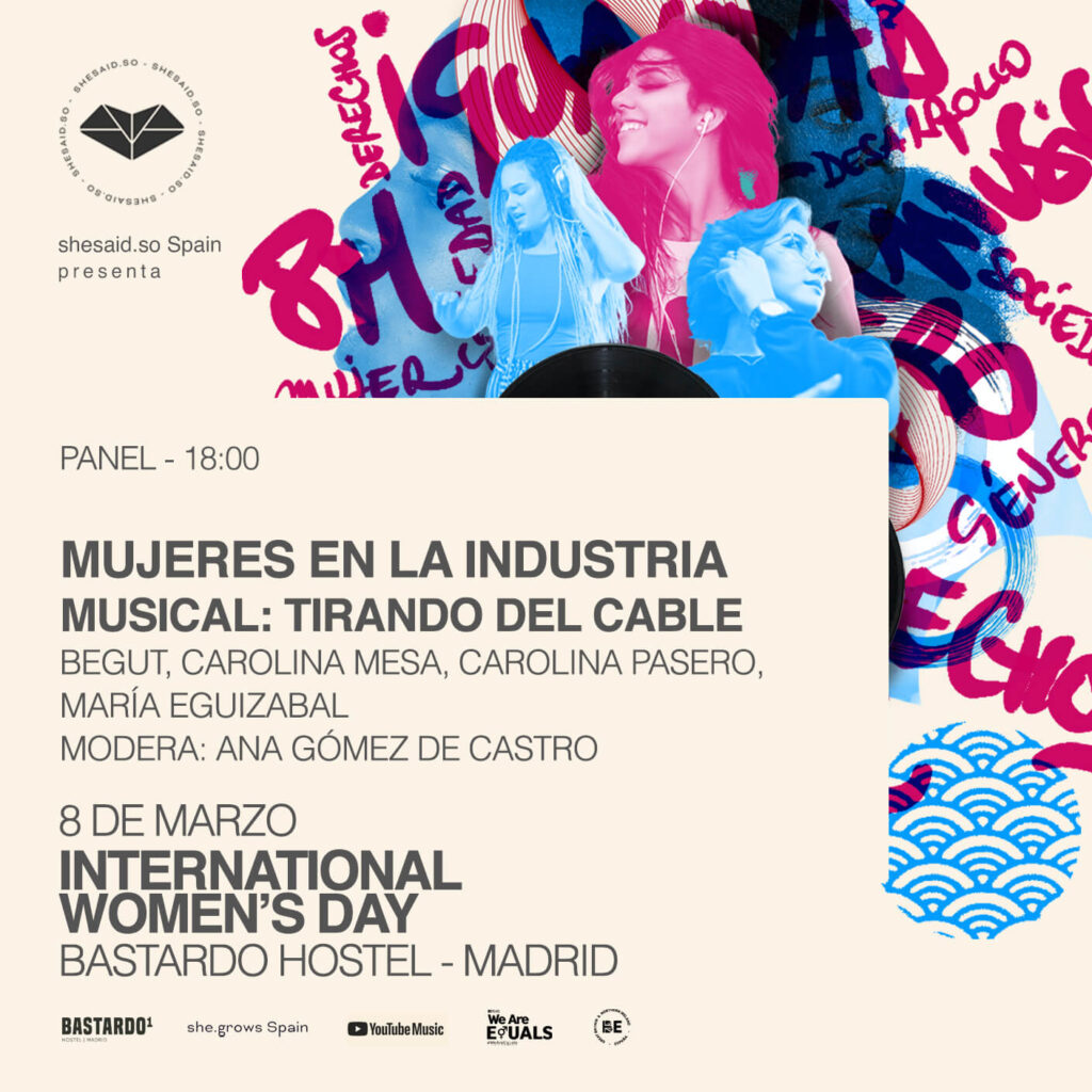 International Women Day by shesaidso.Spain Bastardo hostel Madrid