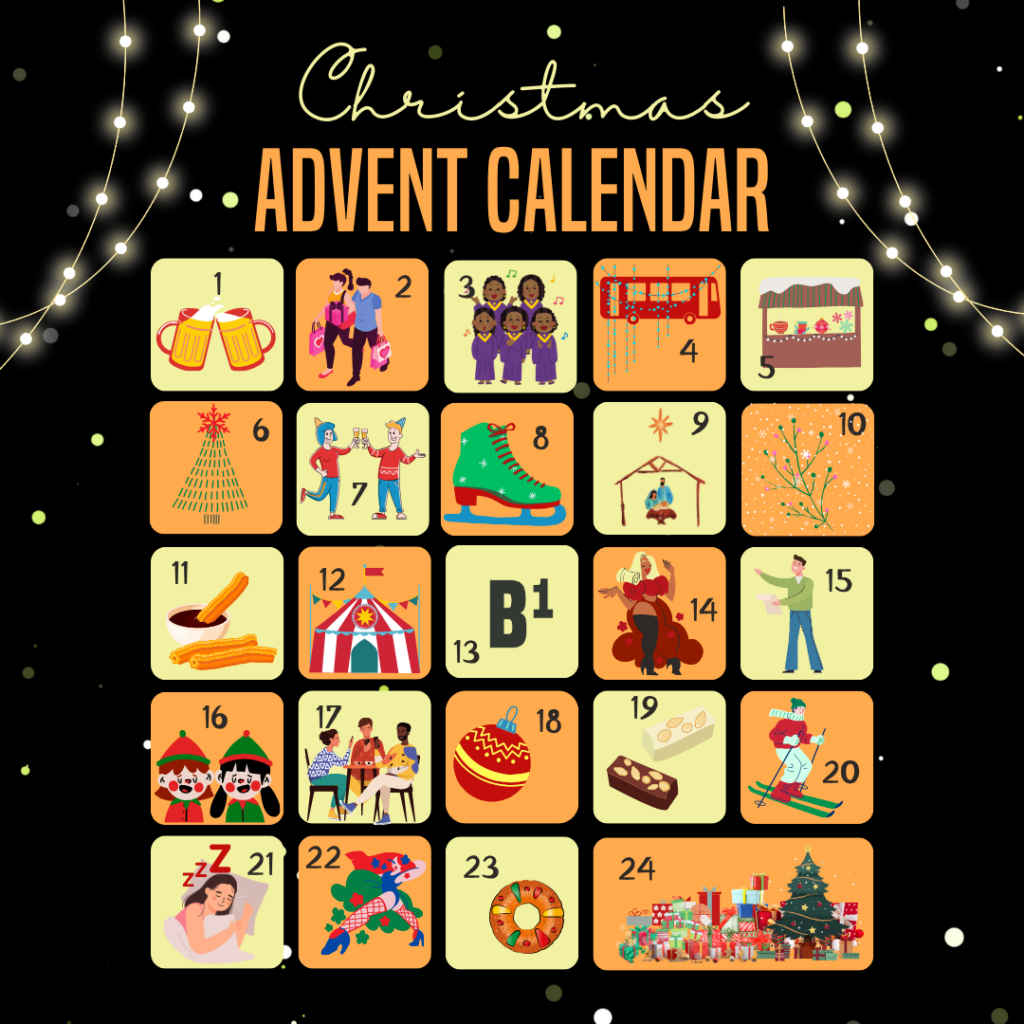 Calendario de Adviento 2024 Bastardo Hostel Madrid