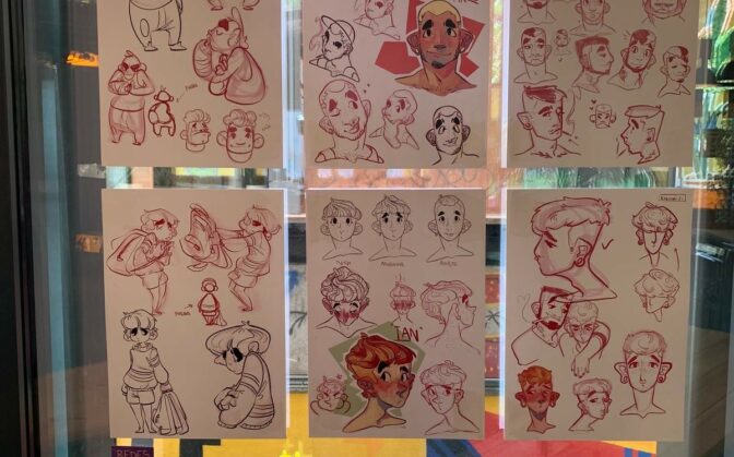 Primeros diseños marc exposición iván pineros bastardo hostel madrid